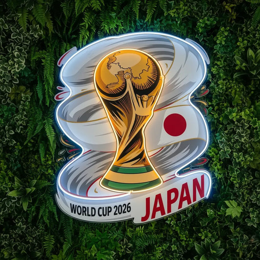Enseigne néon de l'équipe nationale japonaise