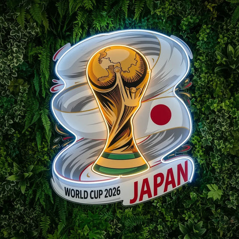 Enseigne néon de l'équipe nationale japonaise