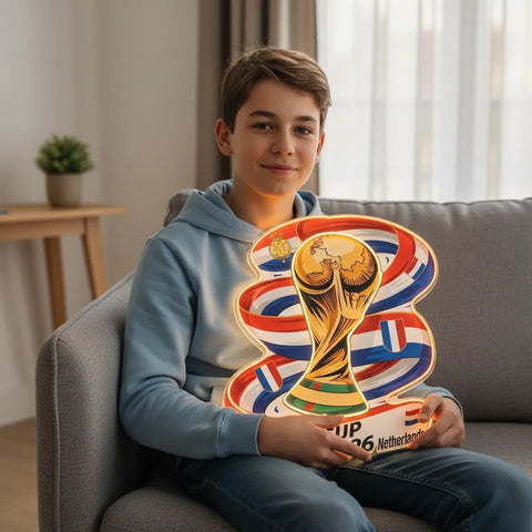 Enseigne néon de l'équipe nationale des Pays-Bas