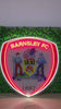Enseigne néon des blasons du Barnsley FC