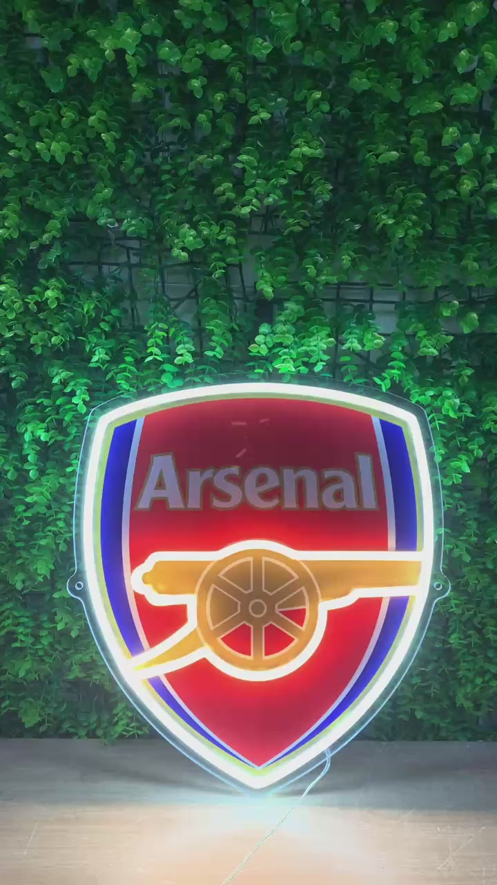 Enseigne néon Arsenal