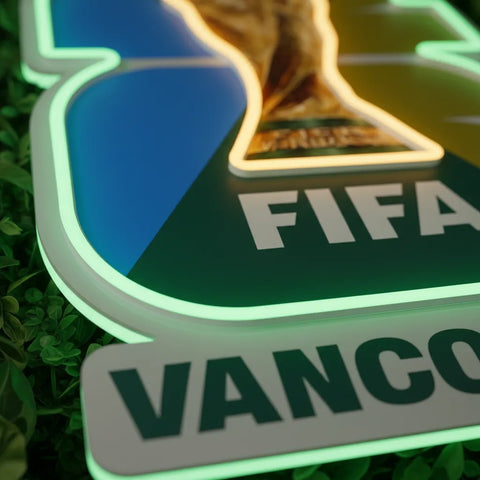 Enseigne néon « Vancouver FIFA World Cup City »