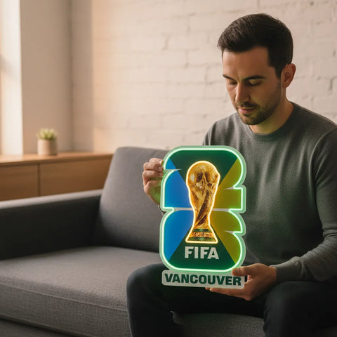 Enseigne néon « Vancouver FIFA World Cup City »