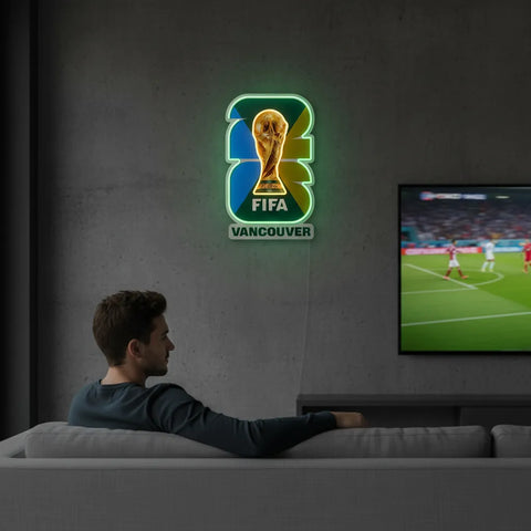 Enseigne néon « Vancouver FIFA World Cup City »