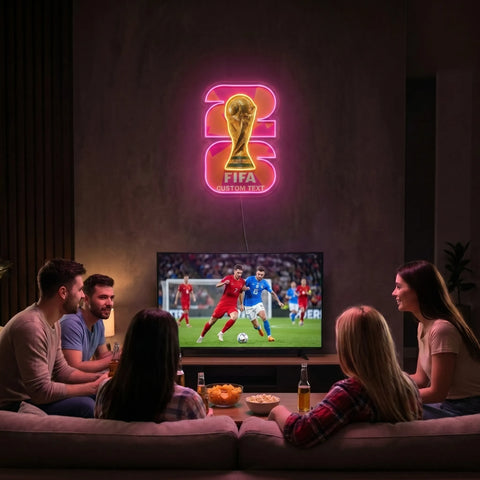 Enseigne néon Coupe du Monde personnalisée - Miami