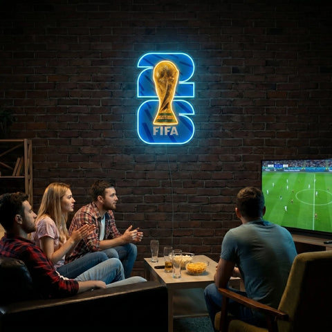 Enseigne néon Coupe du Monde - HOUSTON