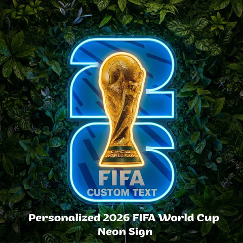 Enseigne néon Coupe du Monde - HOUSTON
