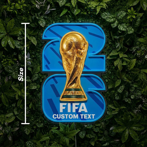 Enseigne néon Coupe du Monde - HOUSTON