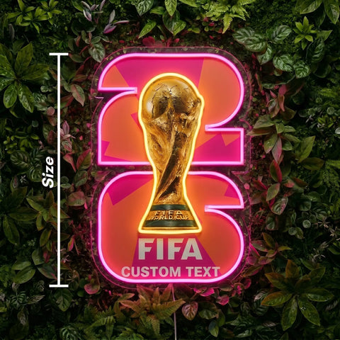 Enseigne néon Coupe du Monde personnalisée - Miami