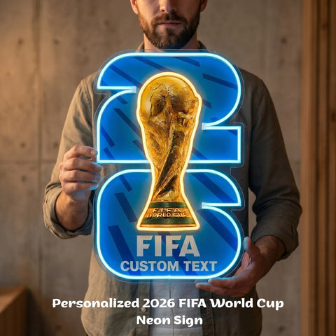 Enseigne néon Coupe du Monde - HOUSTON